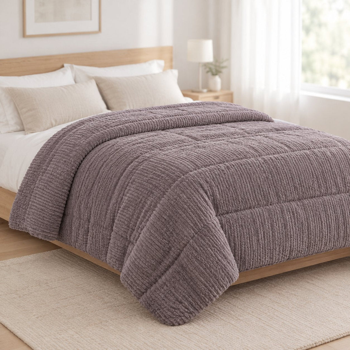situation — Teddy Rib Dekbed 2-in-1 – Oudroze
