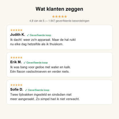 Wat klanten zeggen