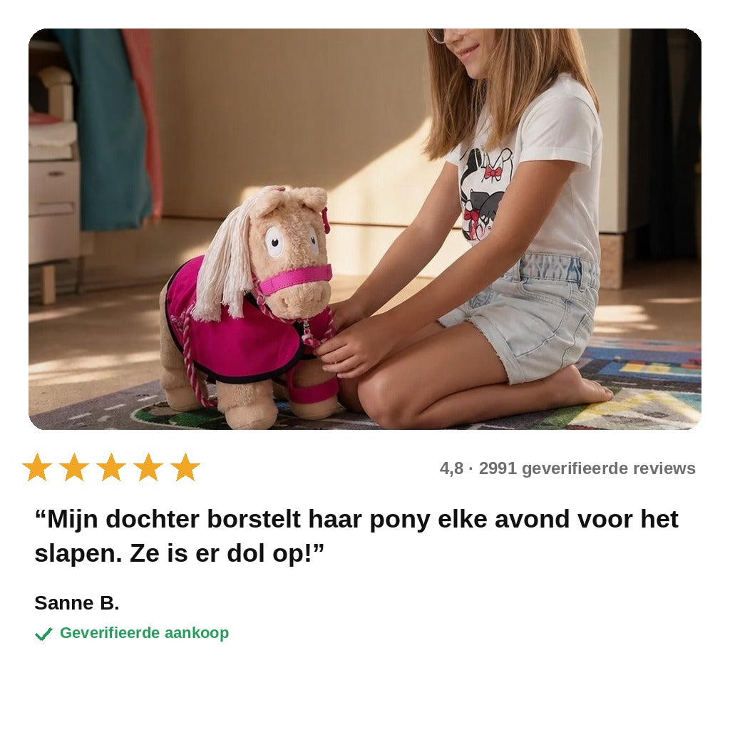 avis — Paardenknuffel met Deken & Verzorgingsset