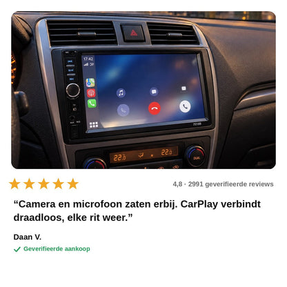 avis — CarPlay Autoradio 7″ – Draadloos Apple CarPlay & Android Auto (2-DIN)