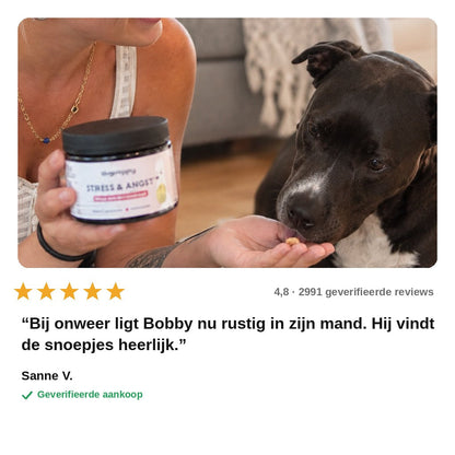 avis — RustKauw™ – Kalmerende snoepjes voor honden