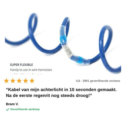 avis — Waterdichte soldeerhulzen – set van 50 in 4 maten + gratis draadstripper