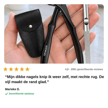 avis — Teennagelknipper met lange handgrepen en gebogen kop – voor dikke, harde teennagels
