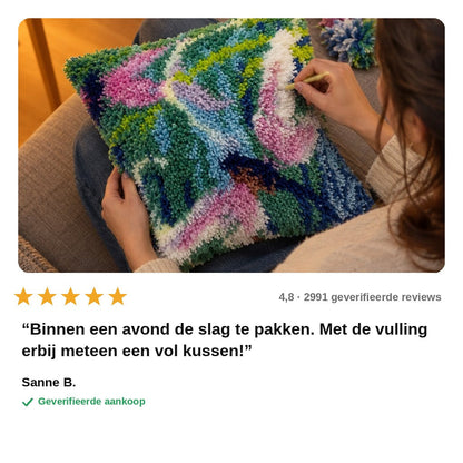 avis — Smyrna Kussenpakket voor Beginners – Knoop je eigen kussen, met gratis kussenvulling