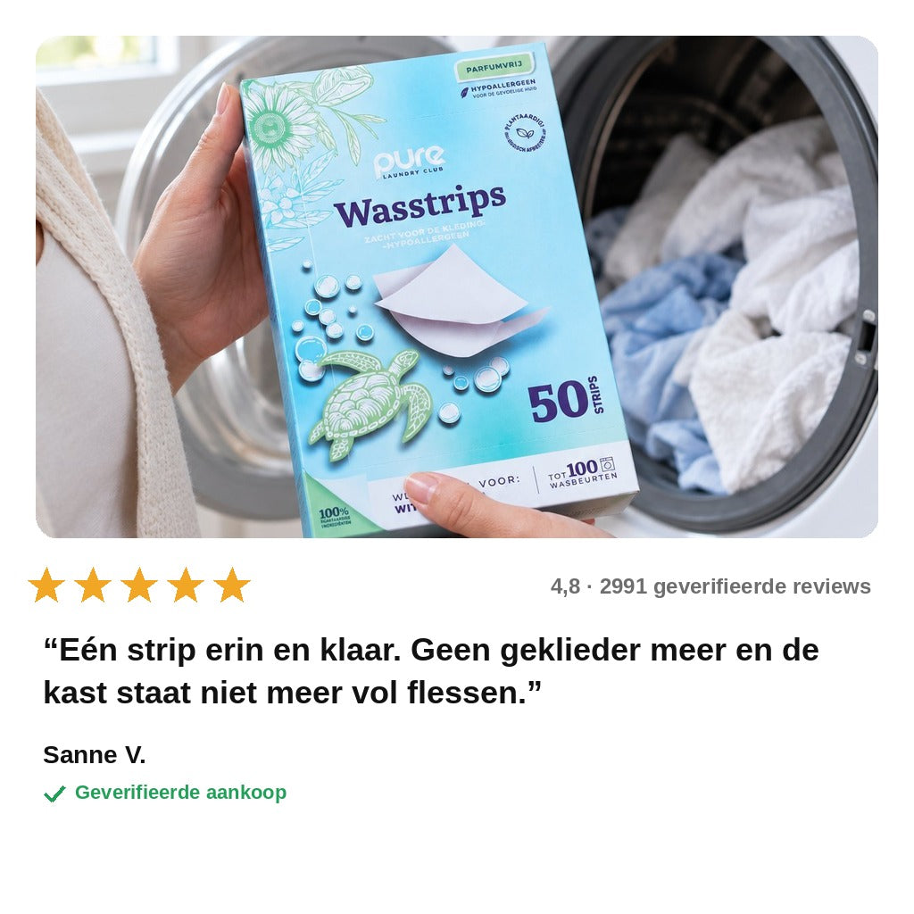 avis — FrisStrip™ Wasstrips – 100 wasbeurten per doos, 2e doos GRATIS