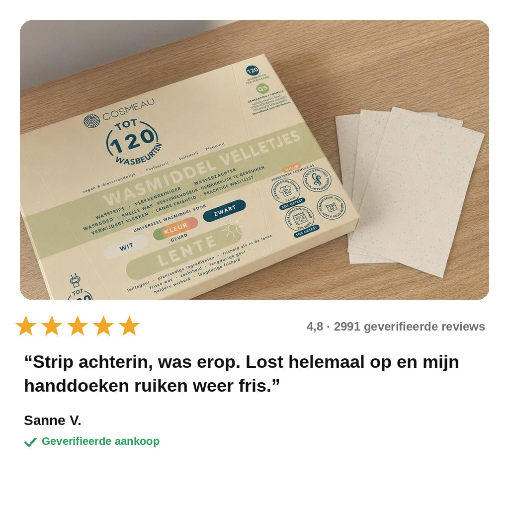 avis — FrisStrips™ – 100 Geconcentreerde Wasstrips