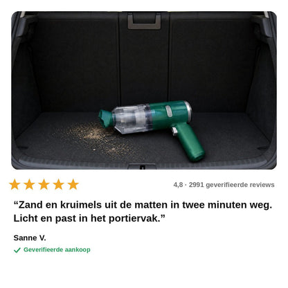 avis — Draadloze Autostofzuiger – tot 10.000 Pa, slechts 400 g