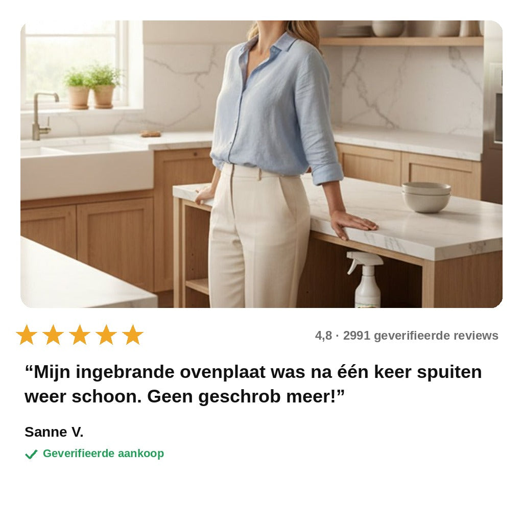 avis — VetWeg™ Enzym Schuimreiniger – Ingebrand Vet & Aangekoekt Vuil Weg Zonder Schrobben