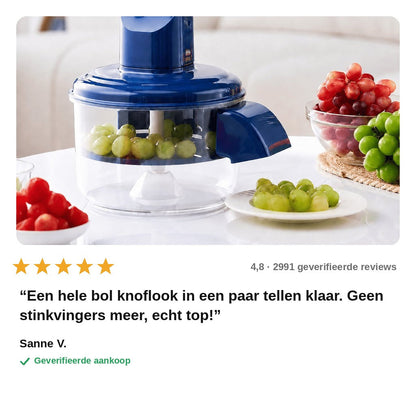 avis — PeelPro™ – Elektrische Knoflook- & Druivenpeller, Draadloos & Oplaadbaar
