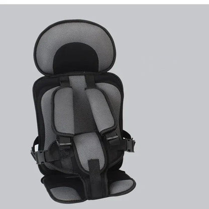 couleur Beige/Zwart — Draagbaar Autostoeltje – Opvouwbaar Kinderzitje met 5-Punts Harnas, Zonder ISOFIX