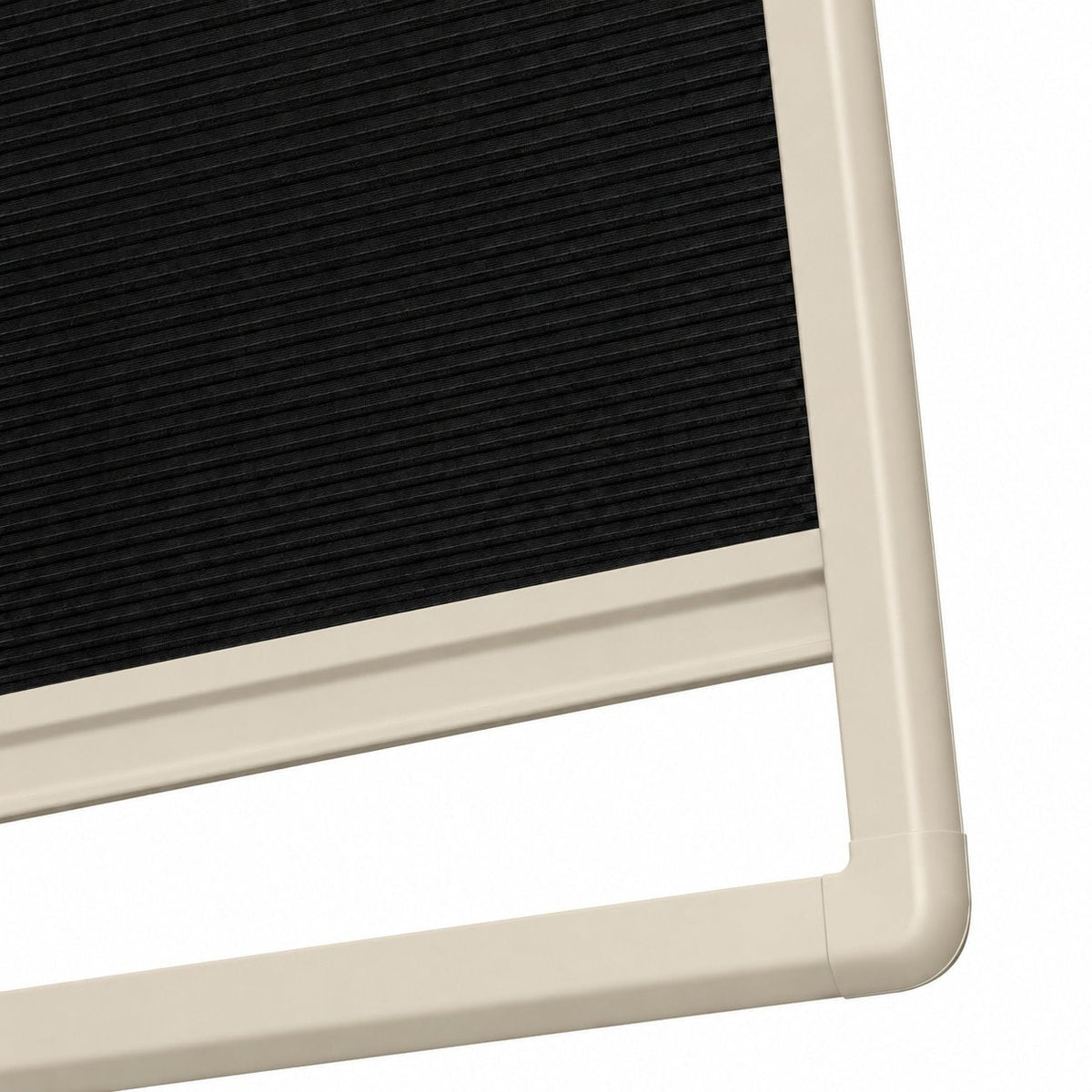 couleur Beige — Magnetisch Plissé Gordijn Zonder Boren – Klik het in je kozijn