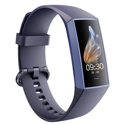 couleur Blauw — Slanke Activity Tracker Armband – Stappenteller met Verticaal Scherm