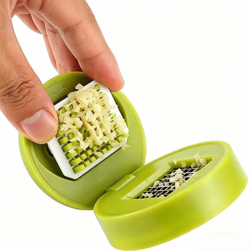 situation — Mini Knoflookhakker met Opvangbakje – Knoflook fijngehakt in 1 seconde