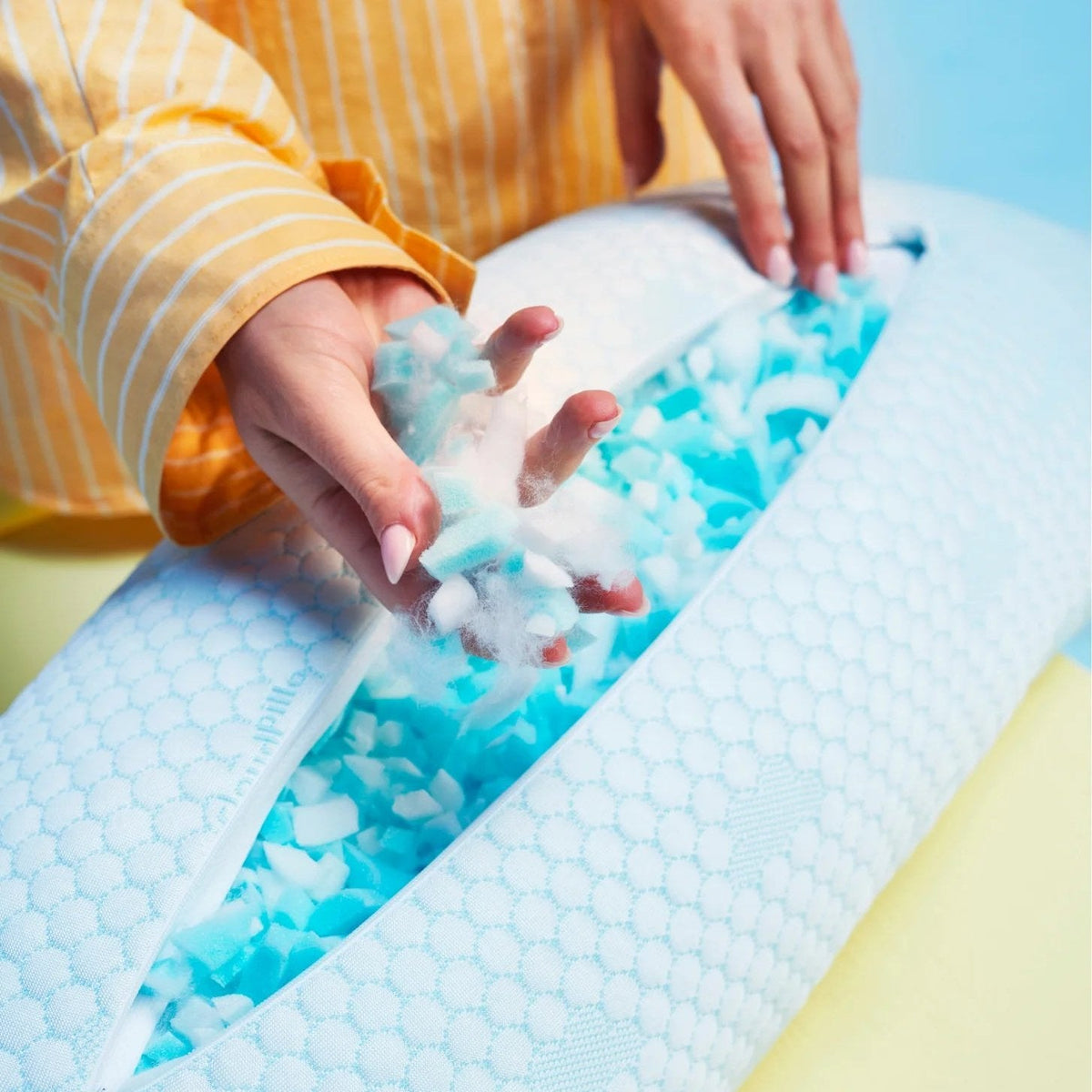 situation — DroomNest™ Verstelbaar Lichaamskussen 150 cm – Memory Foam