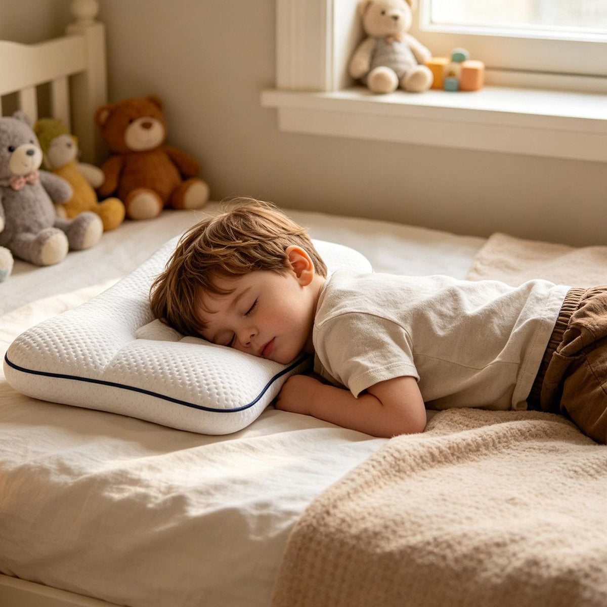 situation — NachtNest™ – Ergonomisch kinderkussen van traagschuim