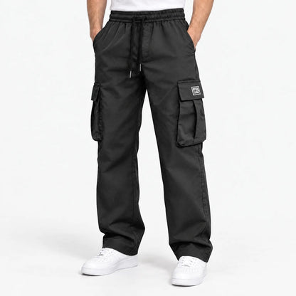 couleur Diepgrijs — Heren Cargobroek Relaxed Fit met Veel Zakken | 1+1 GRATIS