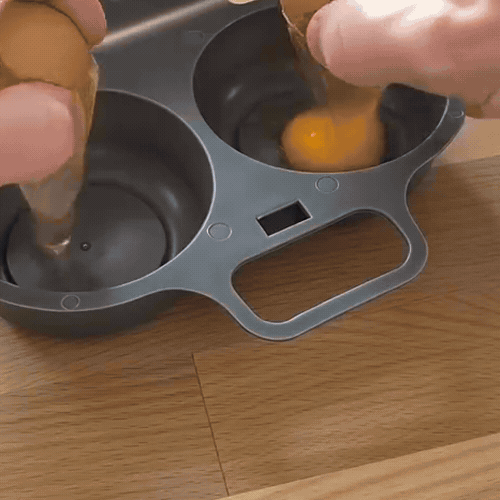 Twee eieren in de vakjes