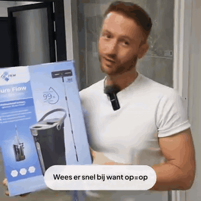 gif — AquaPure™ 3-Kamer Dweilsysteem – Schoon en vuil water gescheiden