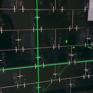 4D zelfnivellerende laser, 16 groene lijnen