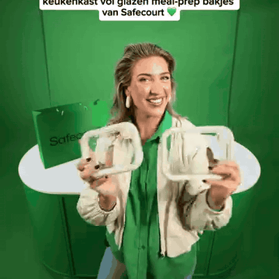 gif — Glazen vershoudbakjes set – 11-delig, glazen deksels