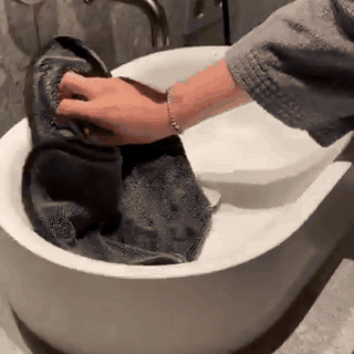 gif — Microvezel droogdoek voor de douche – 40 × 60 cm