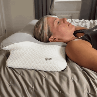 gif — Ergonomisch Vlinder-Nekkussen van Traagschuim
