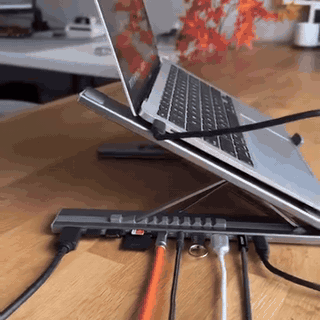 gif — 8-in-1 Laptopstandaard met USB-C Dockingstation