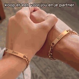 gif — Gegraveerde Partnerarmbanden – Duo voor Haar & Hem met Jullie Namen
