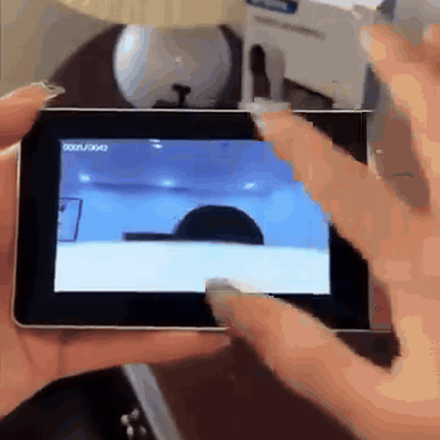 gif — Draadloze Video Intercom Deurbel – set met binnenmonitor (4,3 inch) en deurbelcamera