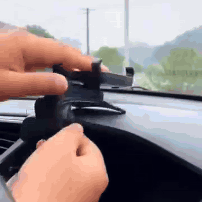 gif — Telefoonhouder 360° met Klem – Dashboard, Zonneklep & Spiegel