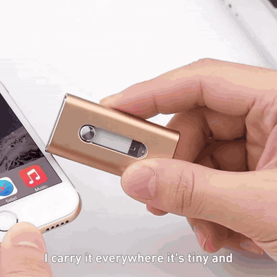 gif — 4-in-1 USB-stick voor telefoon & computer – 128 GB