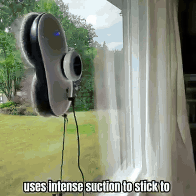 gif — Raamrobot met sproeifunctie – streeploos schone ramen zonder ladder