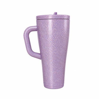 couleur Glitter 13 manen — RVS shakerbeker met handvat 1,2 l – dubbelwandig, lekvrij en klontjesvrij