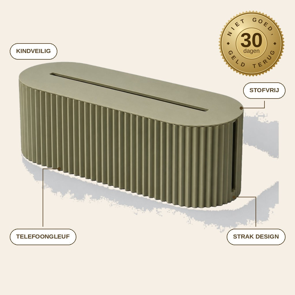 infographie — Kabelbox voor stekkerdoos – stekkers en kabels netjes uit het zicht