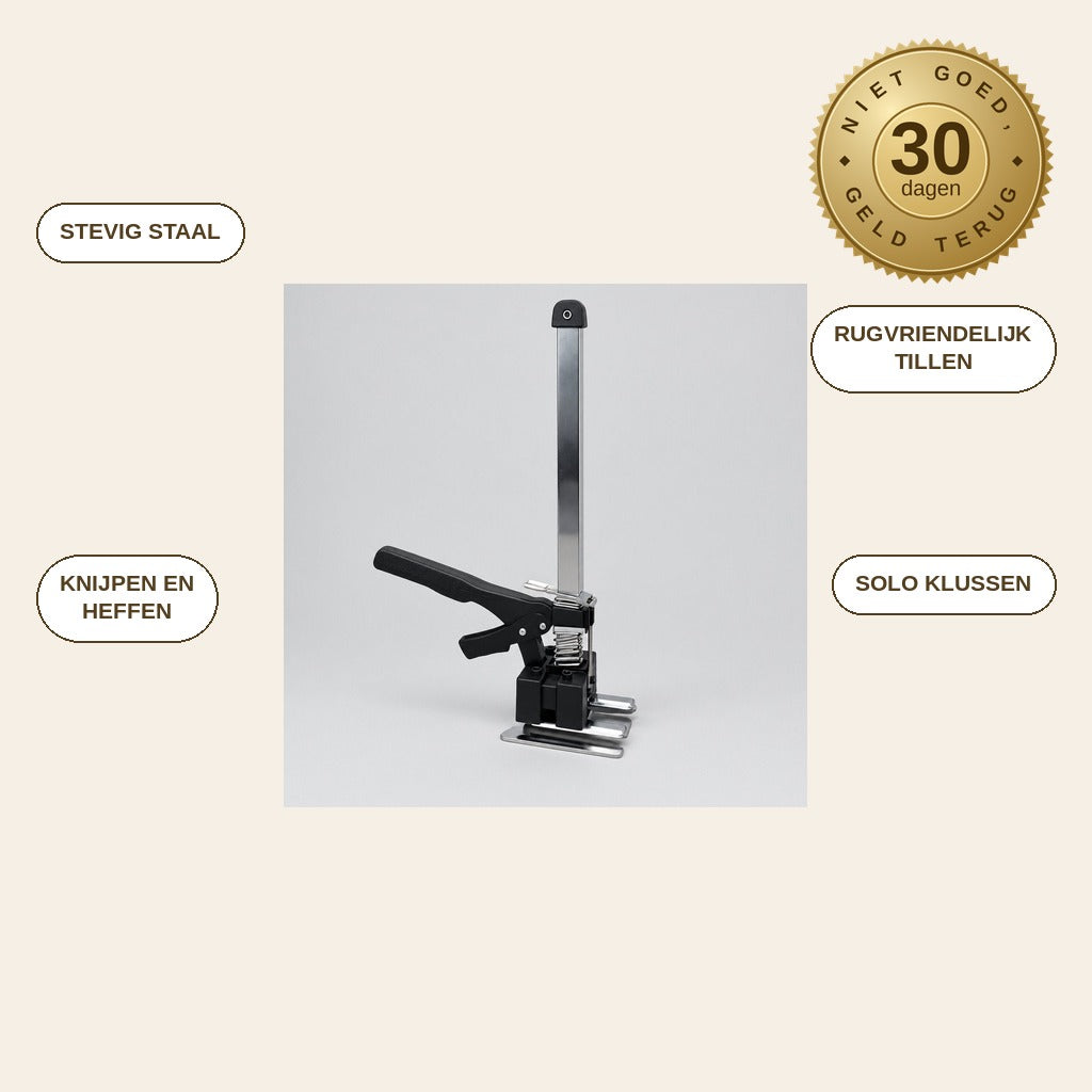 infographie — TilKrik™ | Handmatige tilhulp tot 150 kg