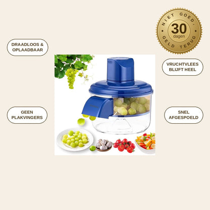 infographie — PeelPro™ – Elektrische Knoflook- & Druivenpeller, Draadloos & Oplaadbaar