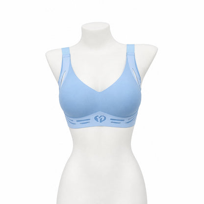 couleur Lichtblauw — Naadloze push-up bh zonder beugel – mooie lift, de hele dag comfortabel