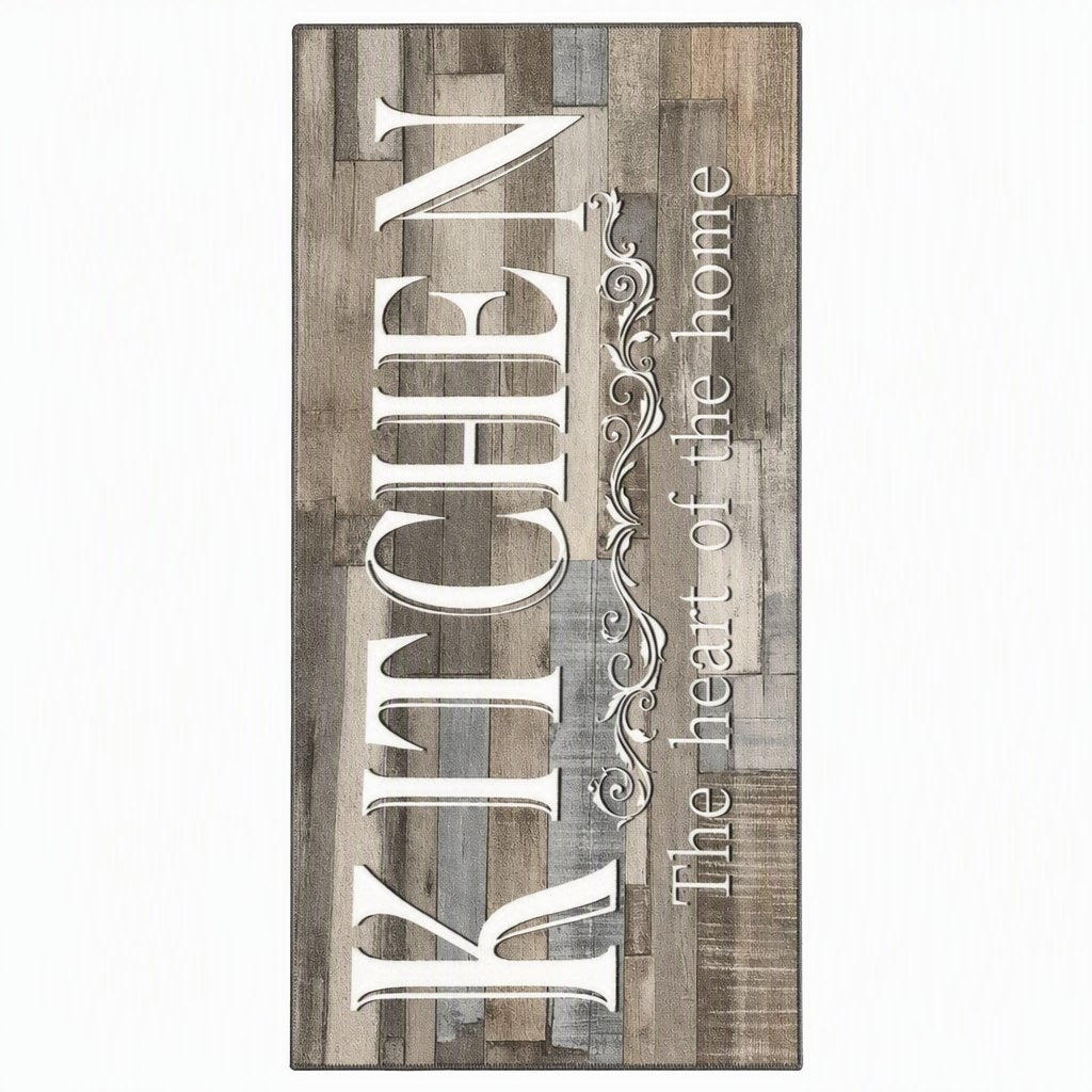 couleur Bruin — Antislip Keukenloper Fluweel – KITCHEN