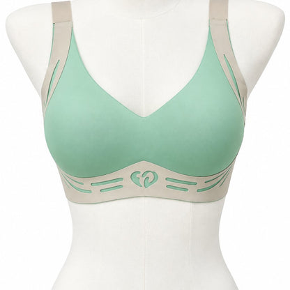 couleur Mintgroen — Naadloze push-up bh zonder beugel – mooie lift, de hele dag comfortabel
