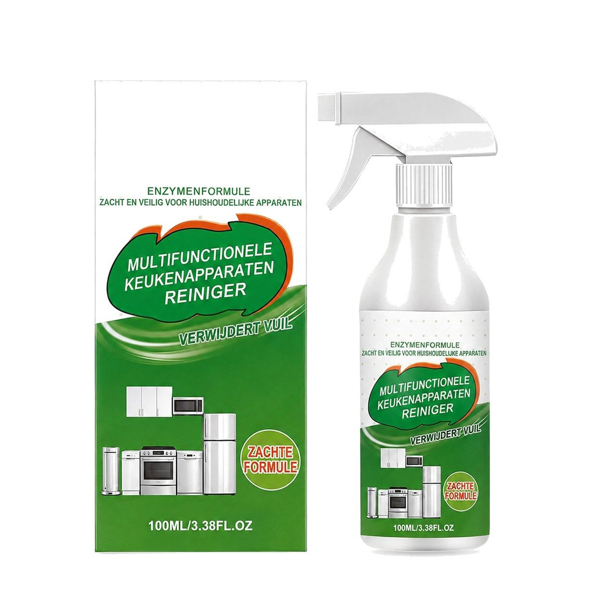 packshot — VetWeg™ Enzym Schuimreiniger – Ingebrand Vet & Aangekoekt Vuil Weg Zonder Schrobben