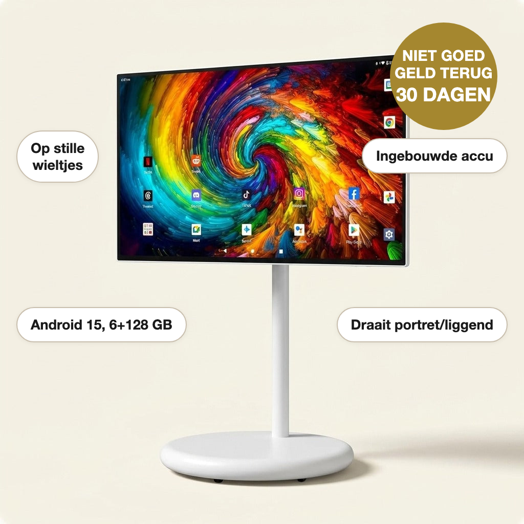 Mobiel Touchscreen 27" op Wieltjes