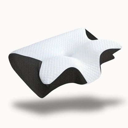 couleur Zwart — Ergonomisch Vlinder-Nekkussen van Traagschuim