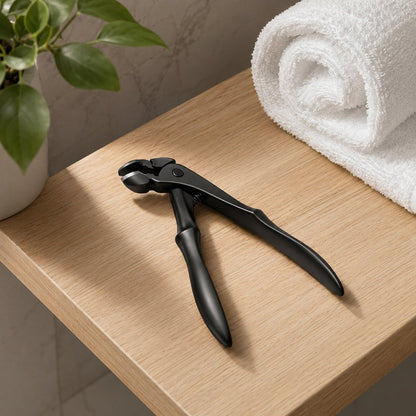 situation — Teennagelknipper met lange handgrepen en gebogen kop – voor dikke, harde teennagels