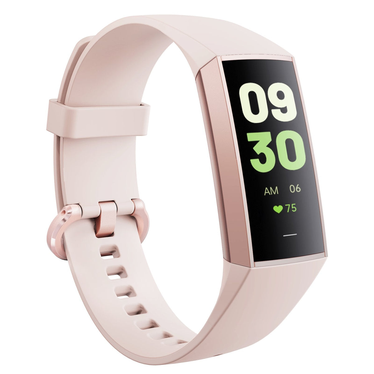 couleur Roze — Slanke Activity Tracker Armband – Stappenteller met Verticaal Scherm