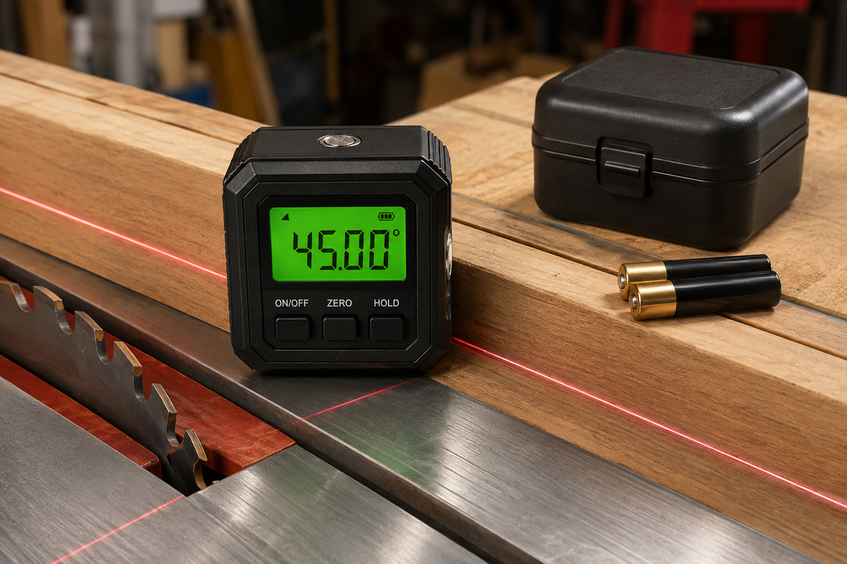 Digitale magnetische hoekmeter, 4 magneetvlakken