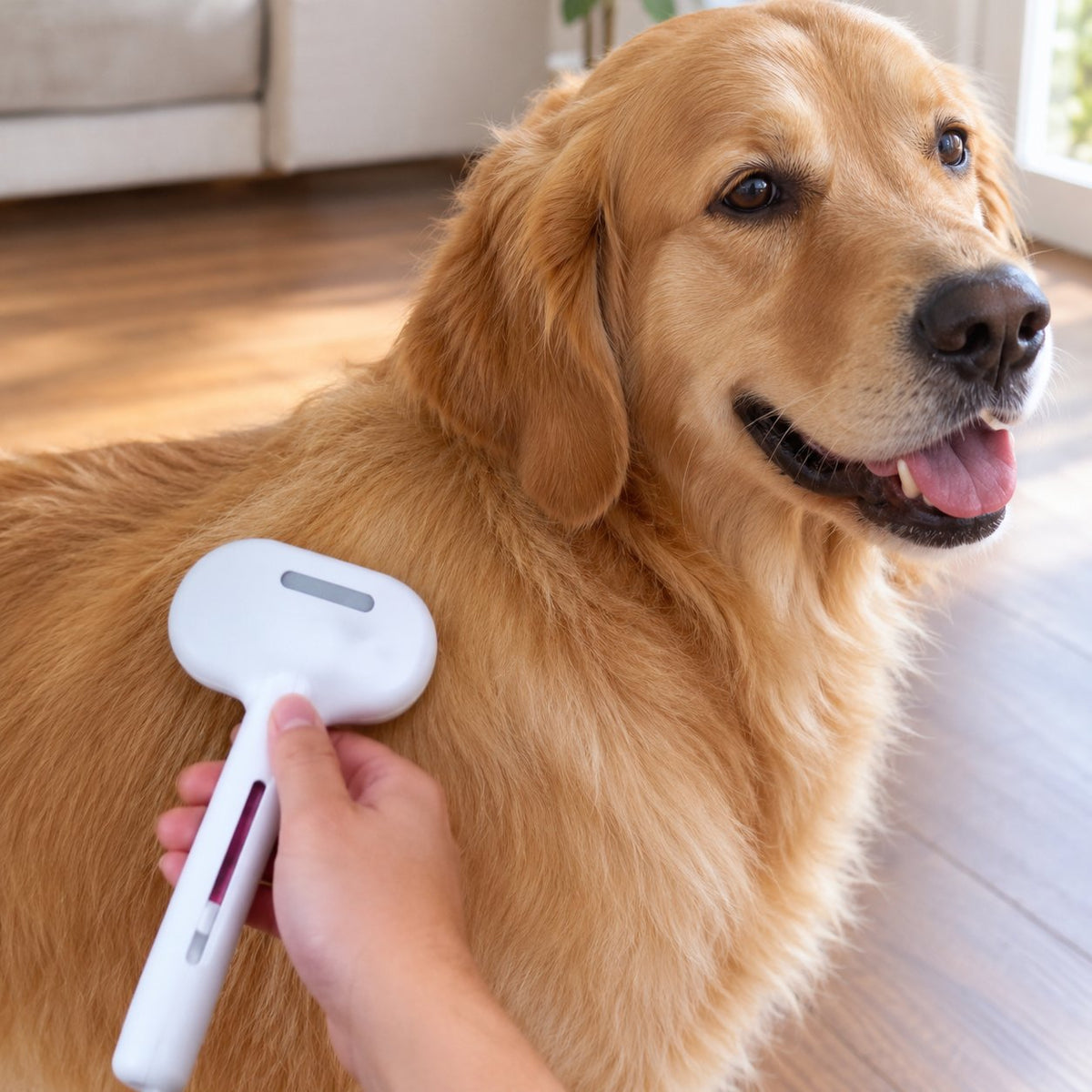 situation — NevelPaw™ Stoomborstel voor Hond en Kat – Koele Nevel tegen Losse Haren