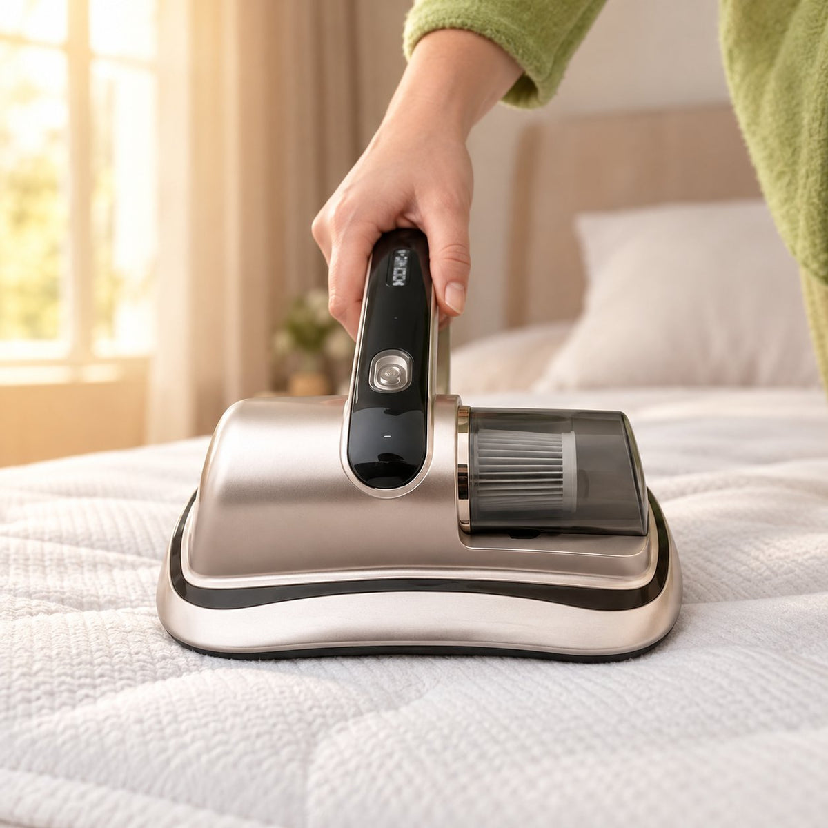 situation — FrisBed™ Draadloze Matras- en Textielstofzuiger met HEPA-filter