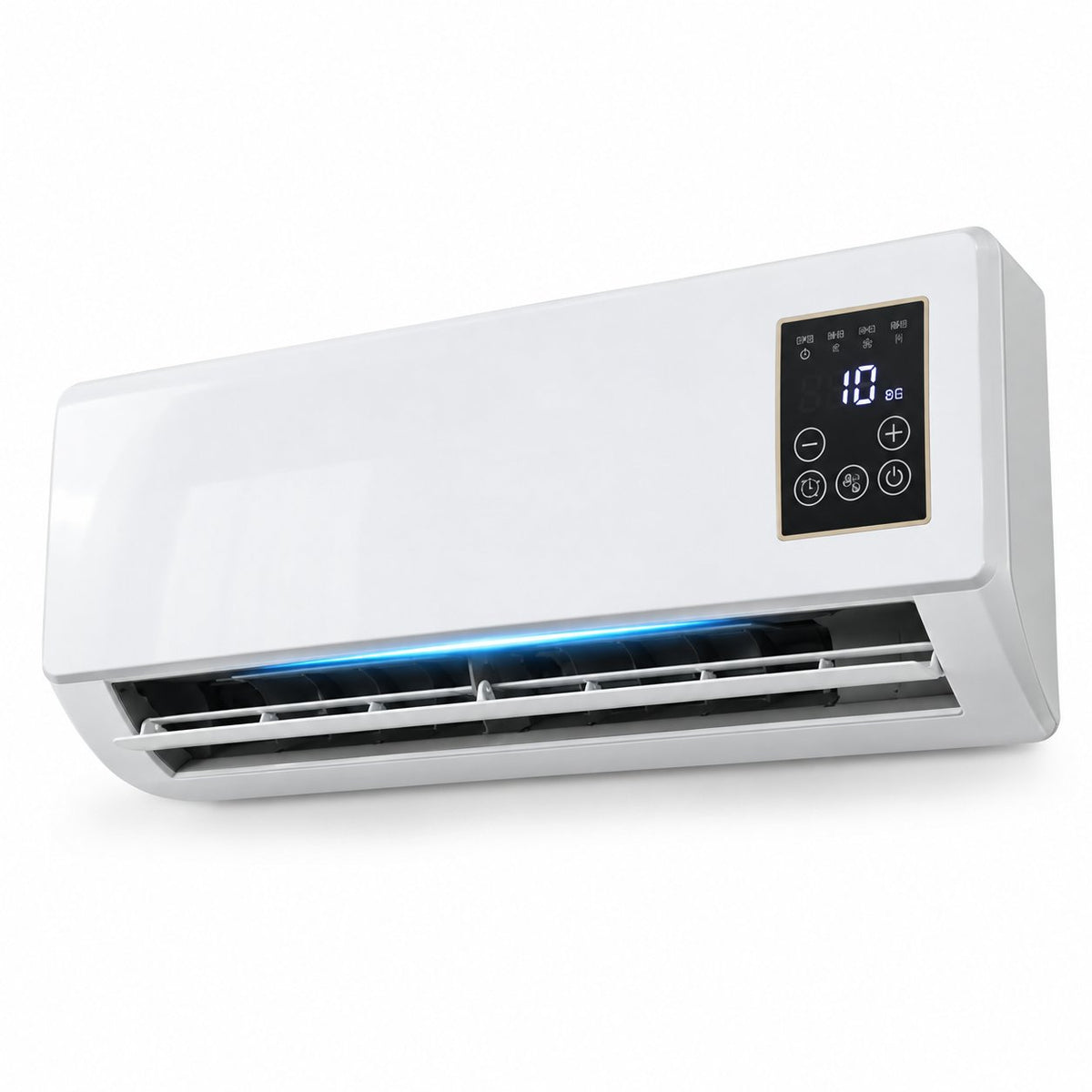 packshot — Elektrische Wandkachel met Ventilator – 1800 W, met Afstandsbediening