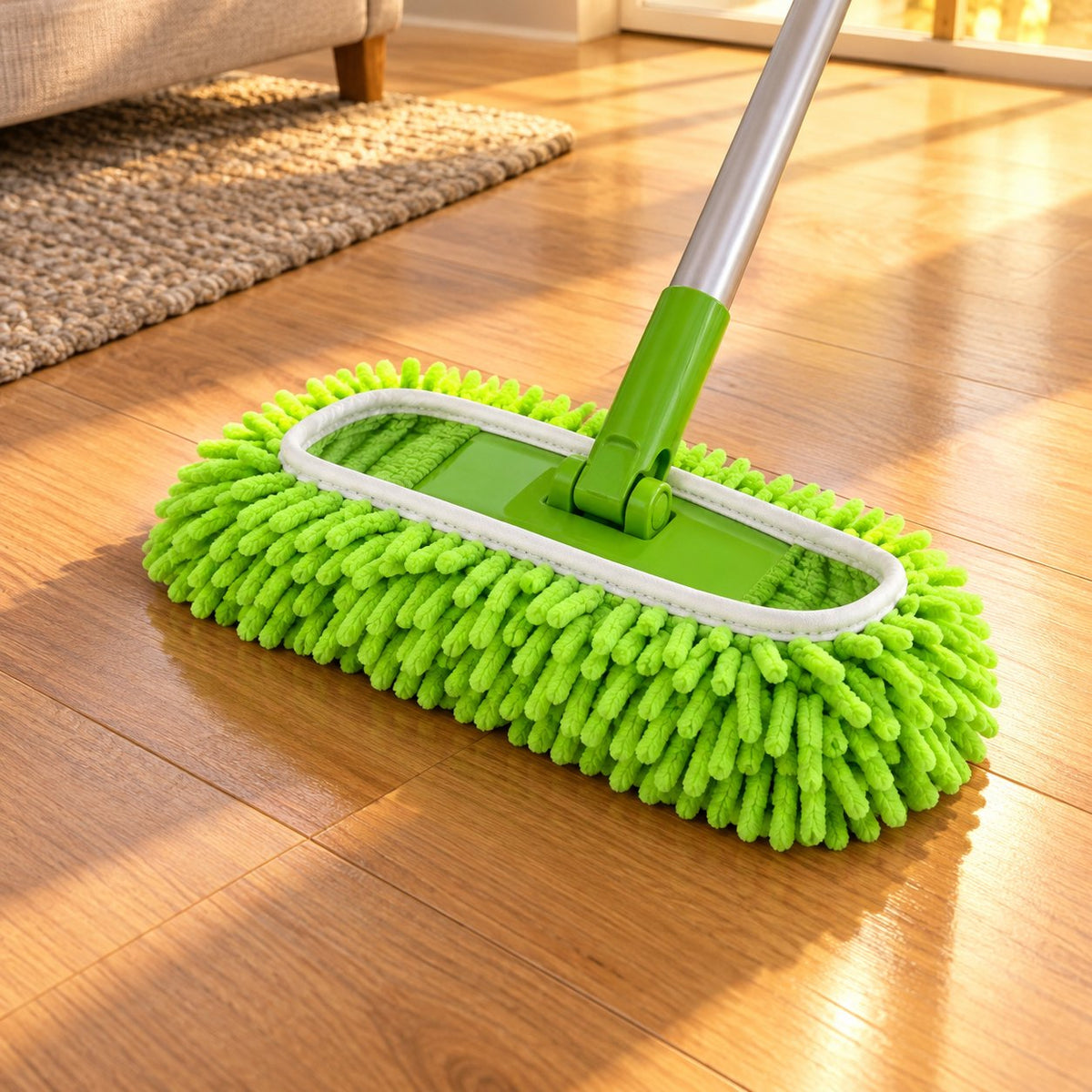 situation — FrisDoek™ – Herbruikbare dweildoek voor Swiffer & vlakmop (25 cm & 42 cm)