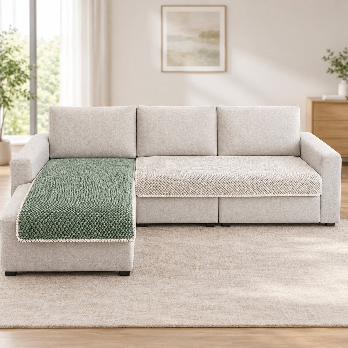 situation — Antislip Pluche Bankhoes – Dik, Wasbaar & Huisdiervriendelijk